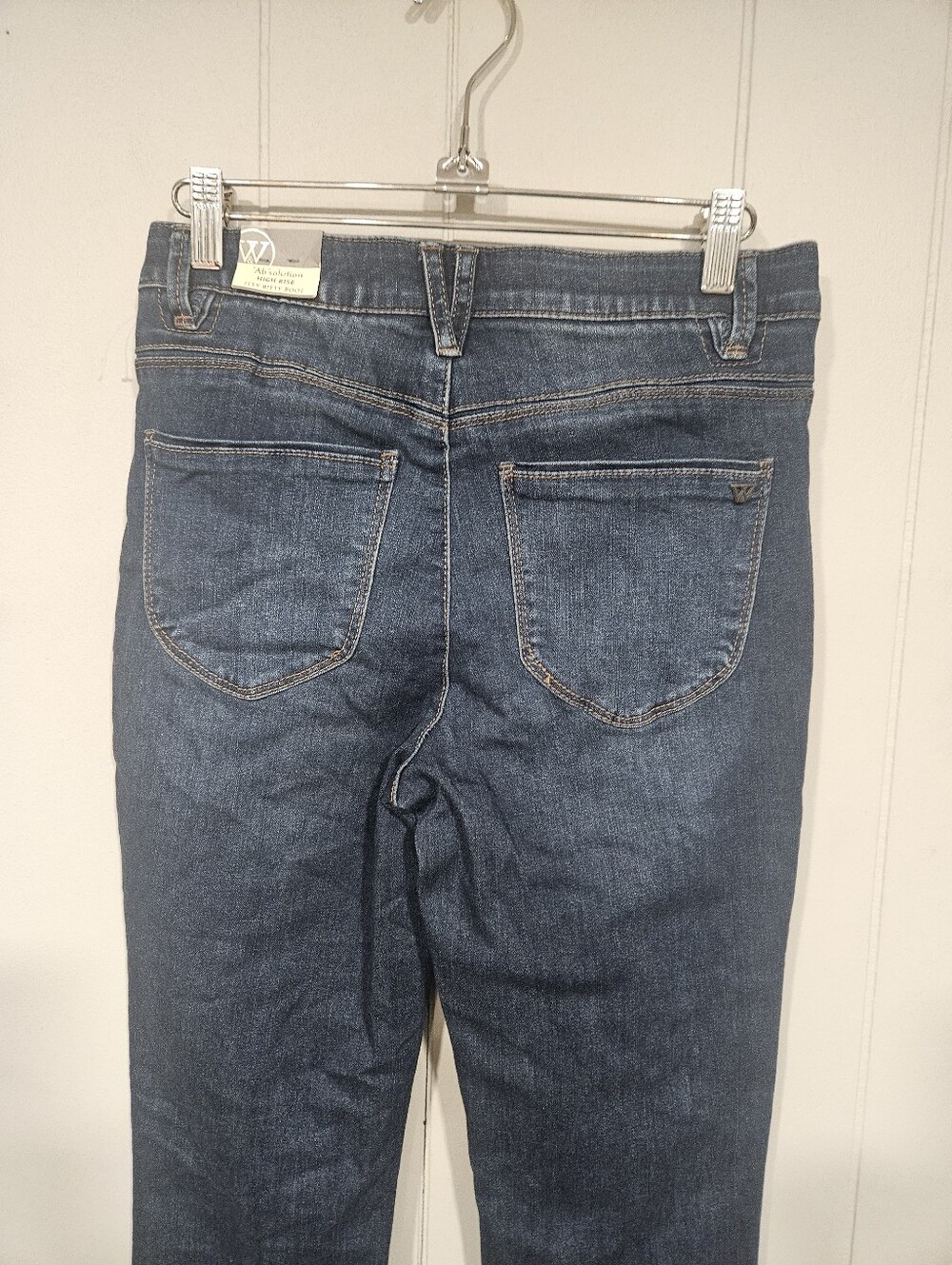 Wit & Wisdom Jeans Womens Size 2 Blue Ab Solution High Rise Itty Bitty Boot NWT - Picture 4 of 8